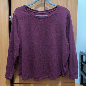 Old Navy's Purple EveryWear Long-Sleeve T-Shirt